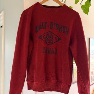 Disney World women’s  Crewneck Sweatshirt - Burgundy